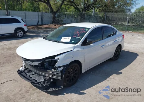 2018 Nissan Sentra S из США, поврежденный, VIN 3N1AB7AP8JY253726